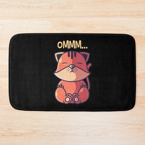 Item preview, Meditating cat, meditation ommm gift designed and sold by tonstan.
