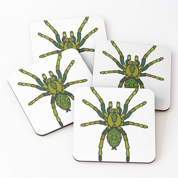 Item preview, Halloween Spider Geometric - Green- Trick or Treat designed and sold by Geometricshow.