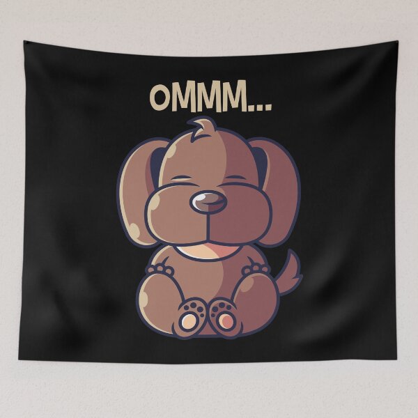 Item preview, Meditation dog, meditation ommm gift designed and sold by tonstan.