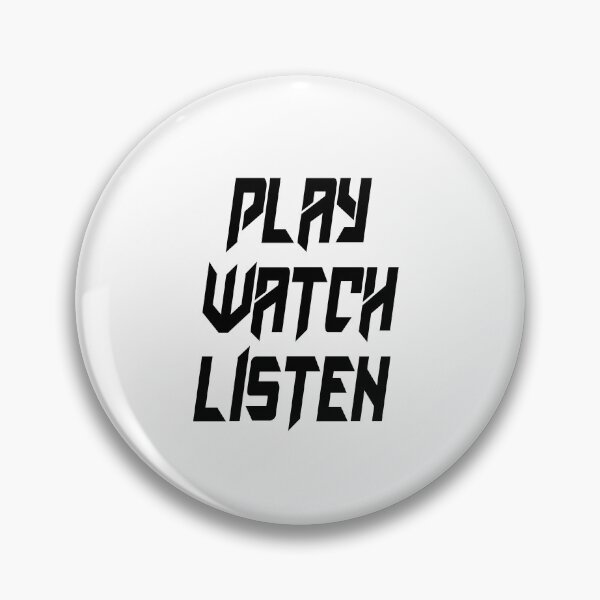 Item preview, Play Watch Listen designed and sold by AmberSiraj.