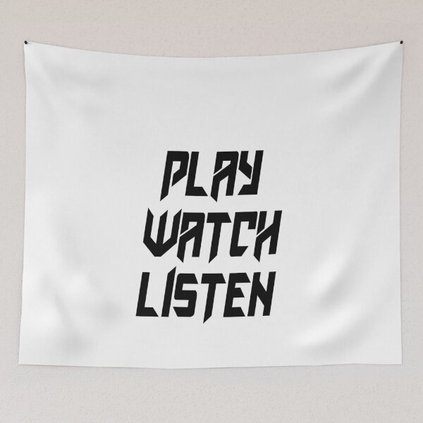 Item preview, Play Watch Listen designed and sold by AmberSiraj.