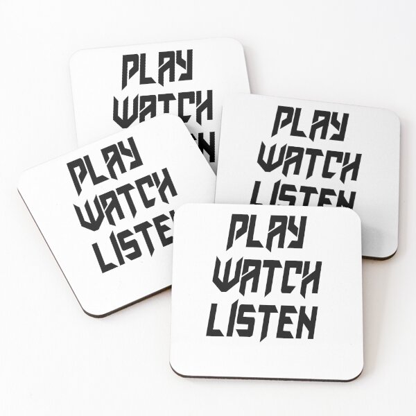 Item preview, Play Watch Listen designed and sold by AmberSiraj.