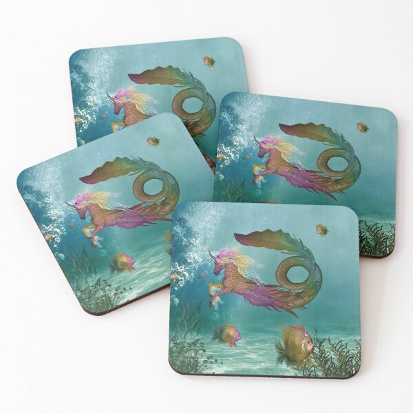 Item preview, Wonderful seahorse and fantasy fish in the deep ocean designed and sold by nicky2342.