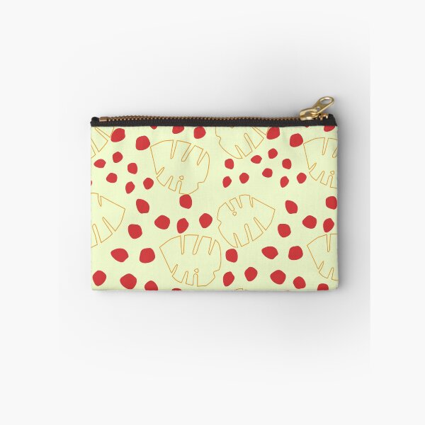Item preview, pastel green with leaf and red dots designed and sold by 3Akshithaa.