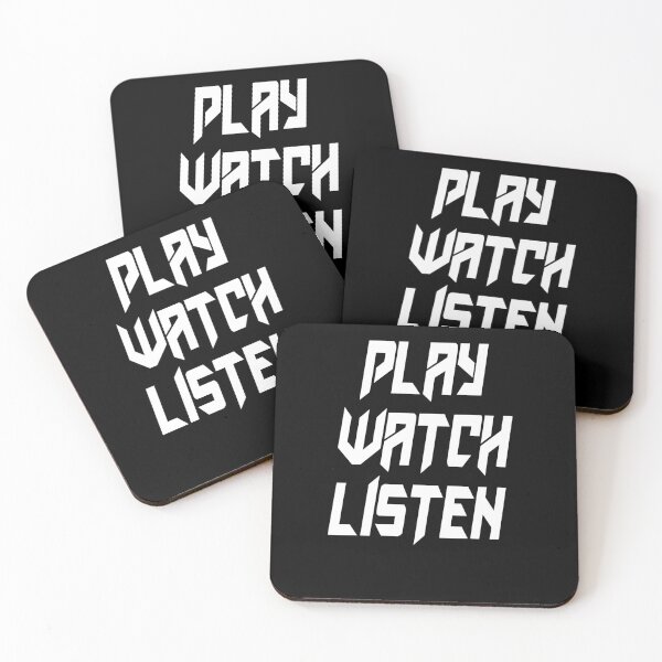 Item preview, Play Watch Listen designed and sold by AmberSiraj.