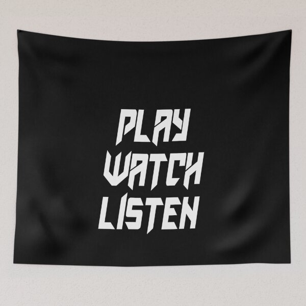 Item preview, Play Watch Listen designed and sold by AmberSiraj.