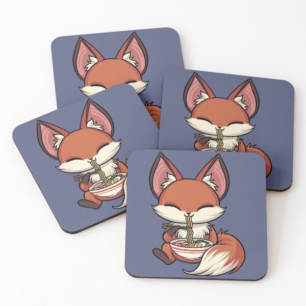 Item preview, Kawaii Ramen Fox Cute designed and sold by azmndesigns.