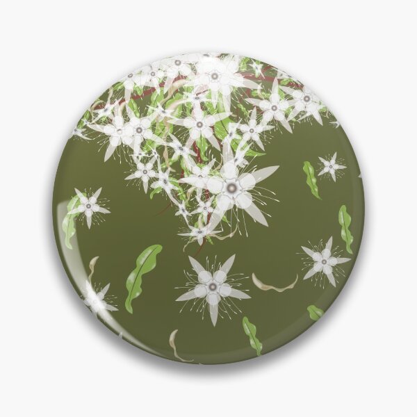 Item preview, Flowers and Leaves of the Australian Aniseed Myrtle Tree - Syzygium anisatum - Olive designed and sold by Karen McFarland.