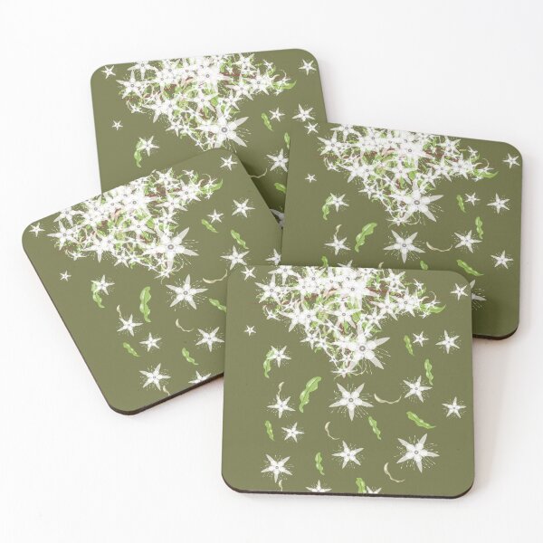 Item preview, Flowers and Leaves of the Australian Aniseed Myrtle Tree - Syzygium anisatum - Olive designed and sold by Karen McFarland.