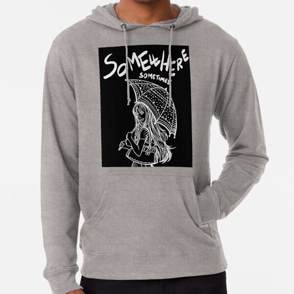 SOMEWHERE SOMETIMES Lightweight Hoodie