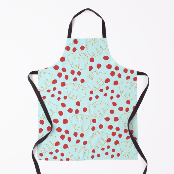 Item preview, pastel blue with leaf and red dots designed and sold by 3Akshithaa.