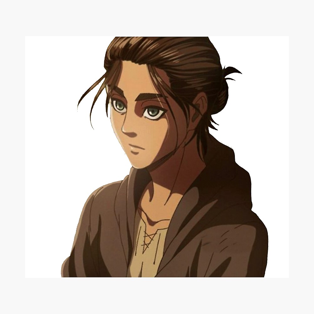 Attack On Titan Season4 Eren Jeager Long Hair Anime Poster By D Emperorlight Redbubble Upload photo to direct 📣 we advertise brands, stores and profiles by paypal post with tag: redbubble