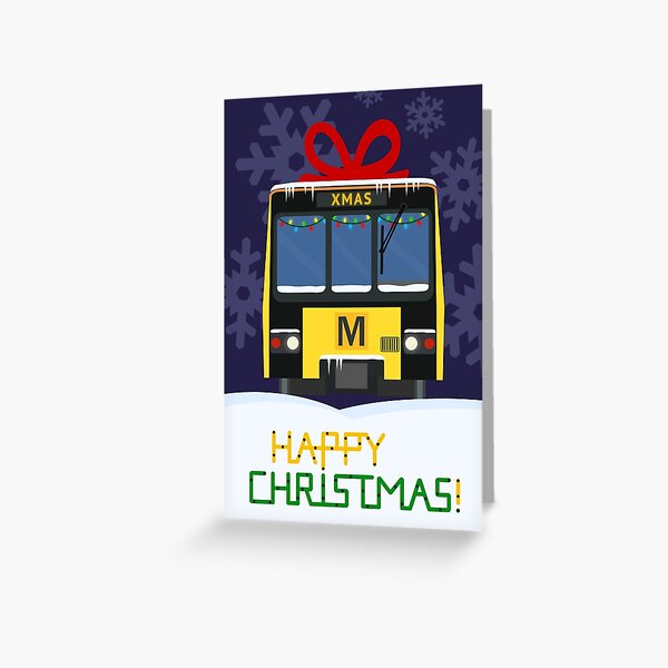 Item preview, Tyne and Wear Metro Christmas designed and sold by CarefulCharlie.