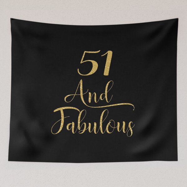 Item preview, Women 51 Years Old And Fabulous 51st Birthday Party design designed and sold by Grabitees.