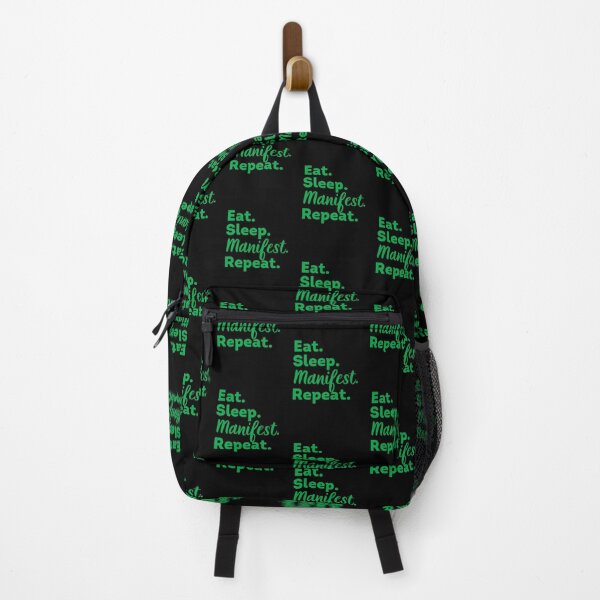 Item preview, Green Eat Sleep Manifest Repeat - Law of Attraction designed and sold by LoA-Lady.