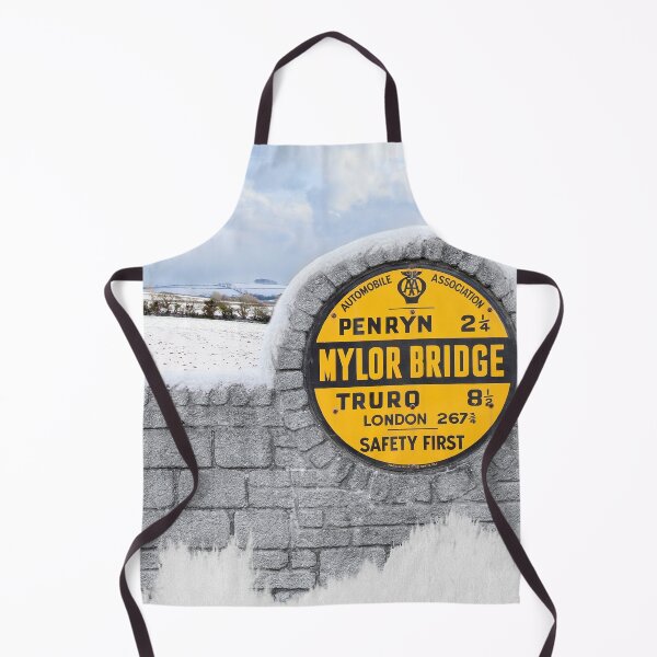 Item preview, Mylor Bridge Sign with Robin and Creek designed and sold by Terri Waters Photography & Design.