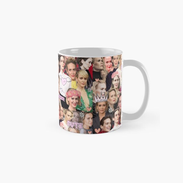 Collage de Sarah Paulson Mug classique
