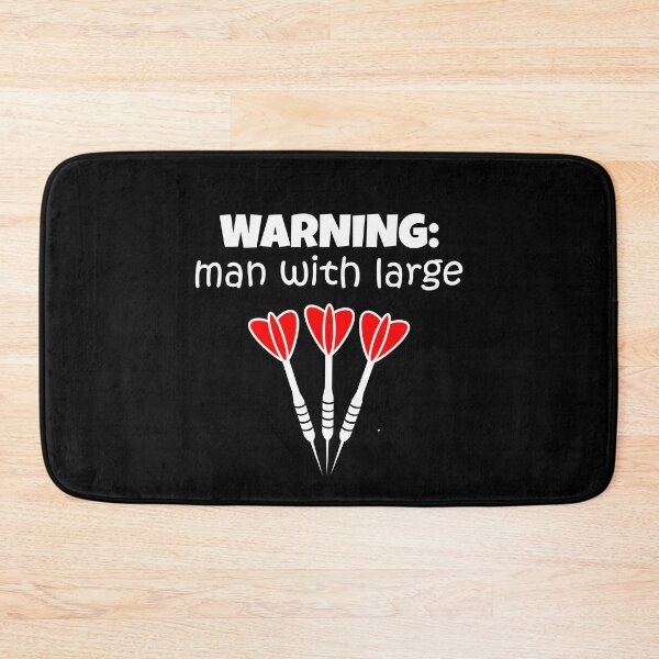 Item preview, Warning: man with large darts designed and sold by TheGreenGoat.