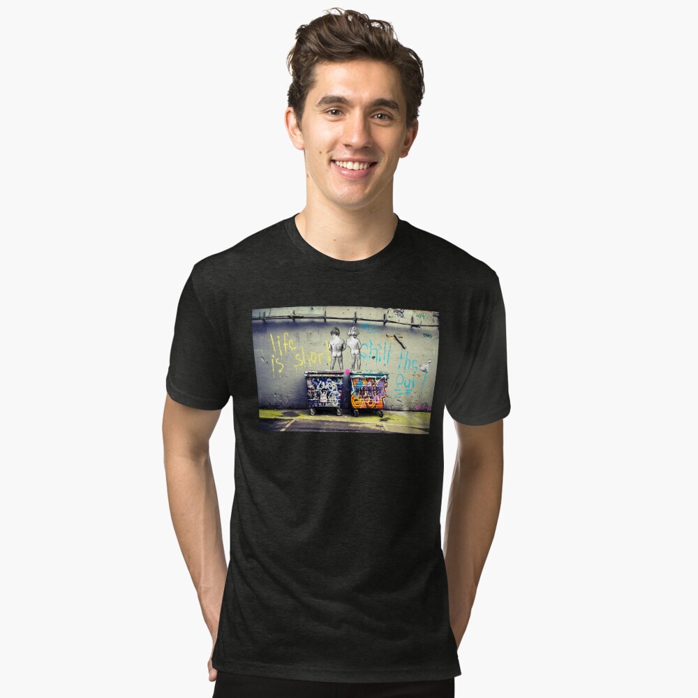Item preview, Tri-blend T-Shirt designed and sold by WE-ARE-BANKSY.