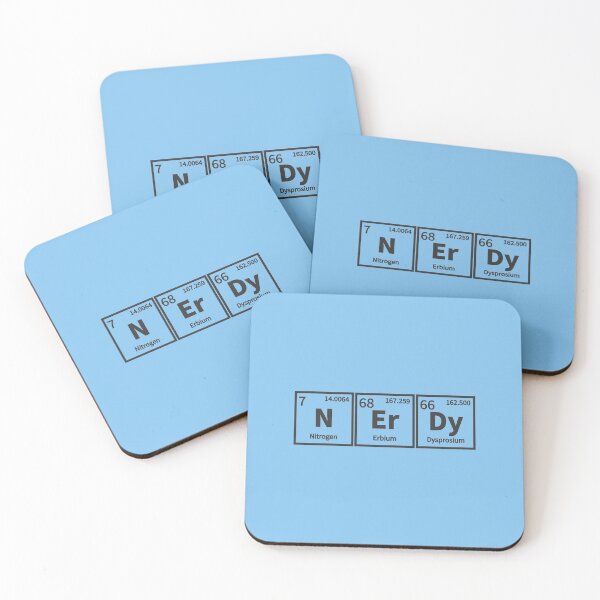 Item preview, Nerdy Periodic Elements designed and sold by PaperDreamPod.