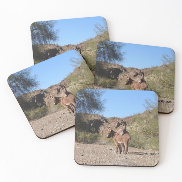 Item preview, Wild burros, donkeys, wildlife, wild animals  designed and sold by Sandra O'Toole.