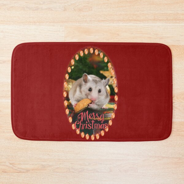Item preview, Merry Christmas Syrian hamster designed and sold by Toffy2222.