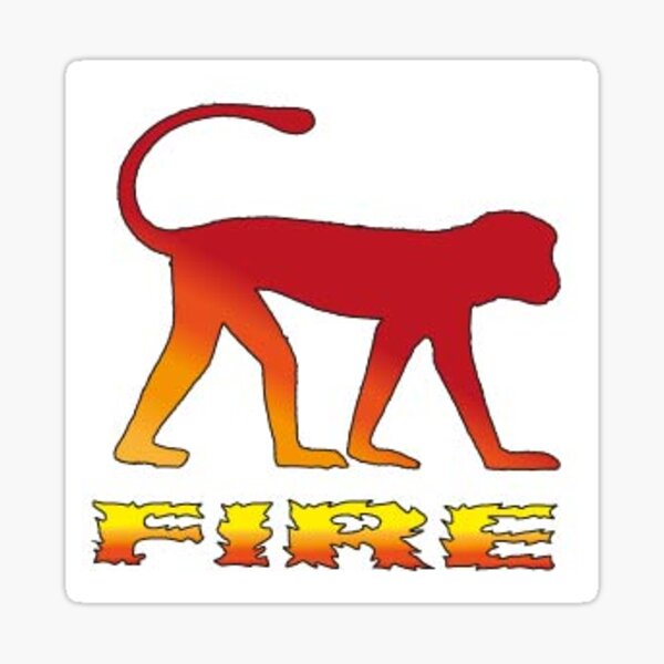 Fire Monkey - Chinese Horoscope Sticker