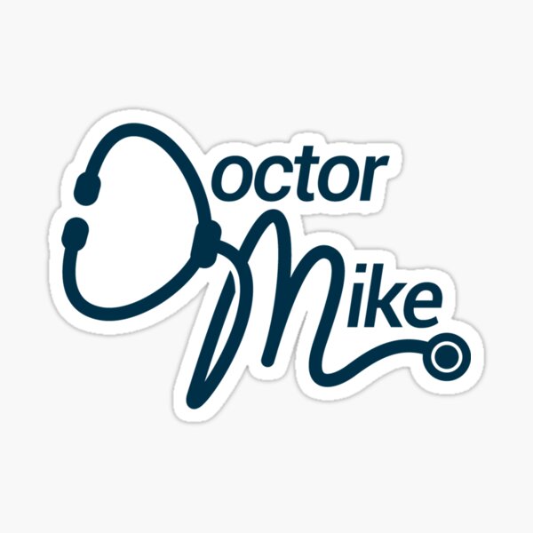 Doctor Mike logo Sticker