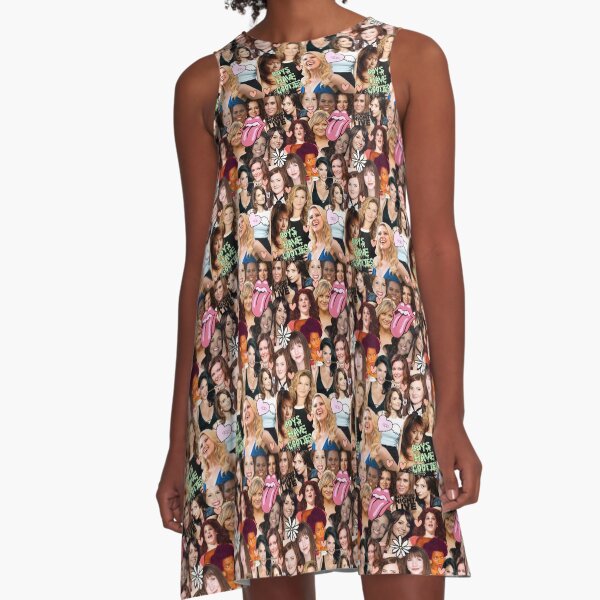 The Women of SNL collage A-Line Dress
