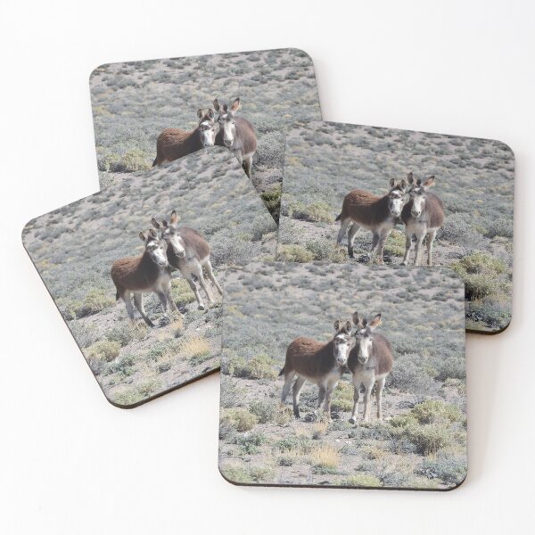 Item preview, Wild burros, donkeys, wildlife, Mama and Baby Burro designed and sold by Sandra O'Toole.