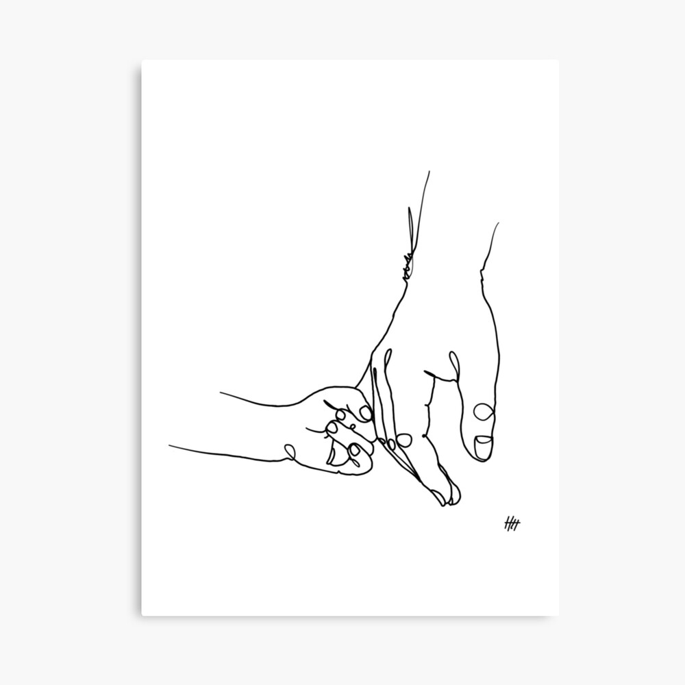 WSKKK Family Art Line Drawing Poster Father Daughter Son Hand Canvas  Painting Minimalist Wall Art Print Pictures Home Decor 60 x 80 cm x 2  Frameless : Amazon.de: Home & Kitchen