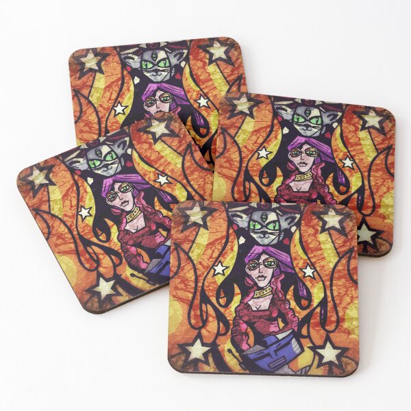 Item preview, Cyber Cat, Net Girl & Robot-1 designed and sold by ZOS HOUSE.