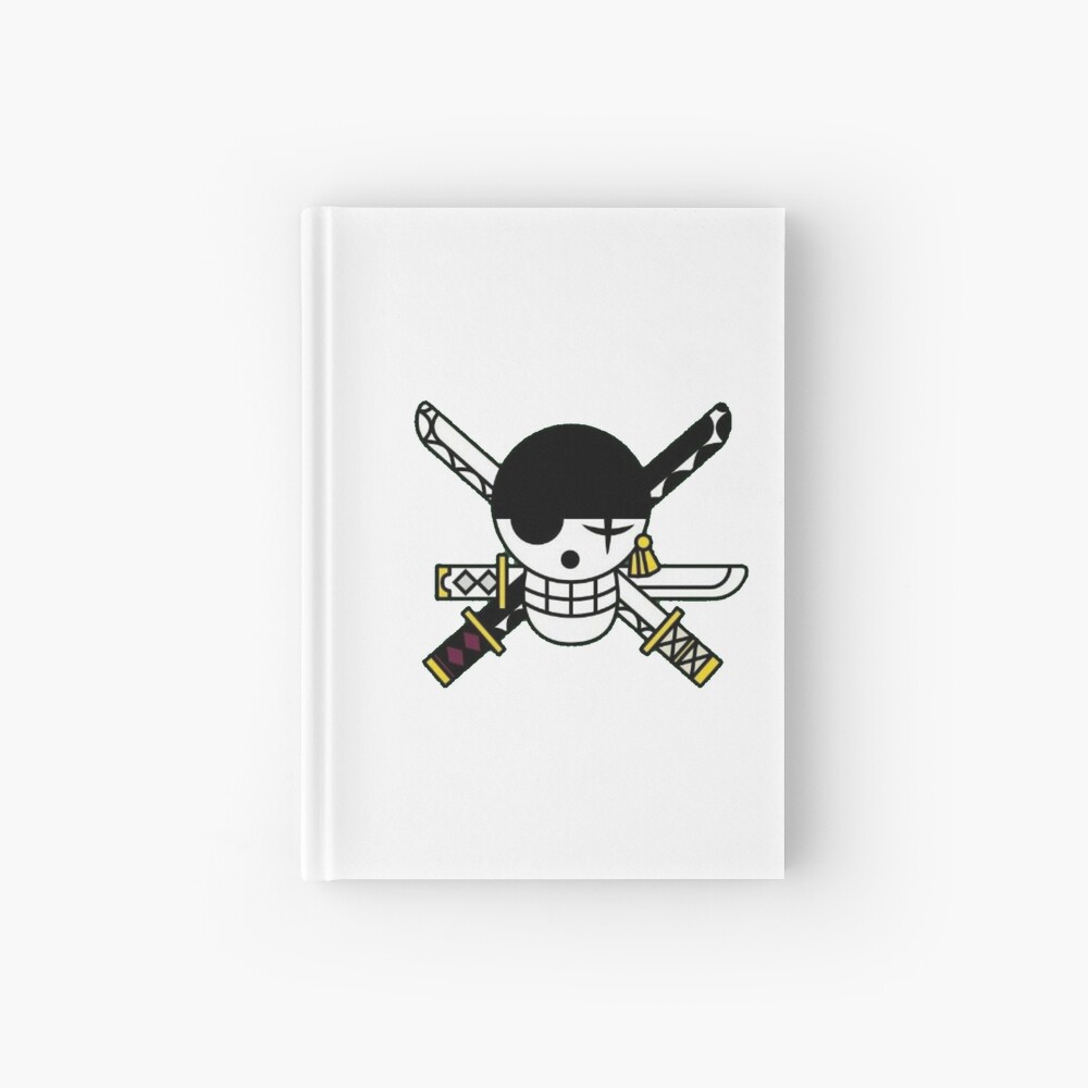 Zoro S Jolly Roger Hardcover Journal By Isidore99 Redbubble