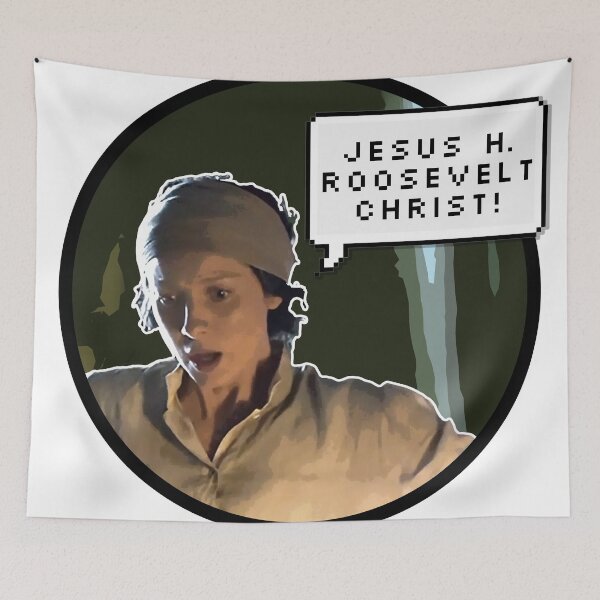Item preview, Jesus H. Roosevelt Christ! Claire Fraser Outlander designed and sold by laracxxx.