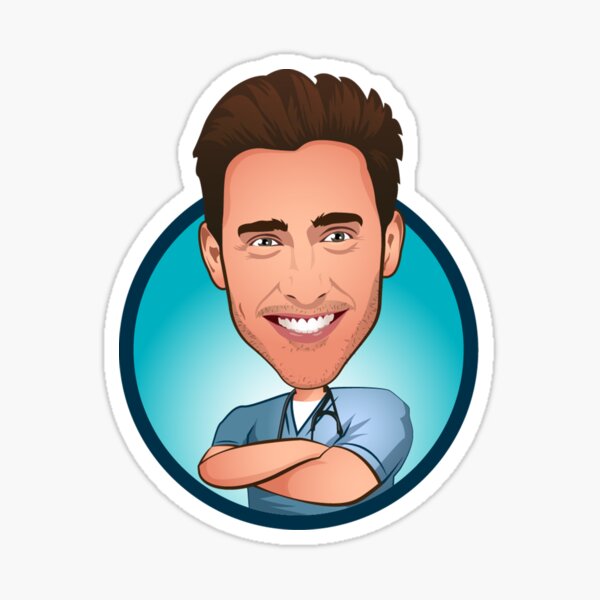 Doctor Mike logo Sticker