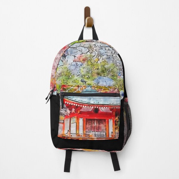 Item preview, Japanese temple autumn designed and sold by Rakos-Merch.
