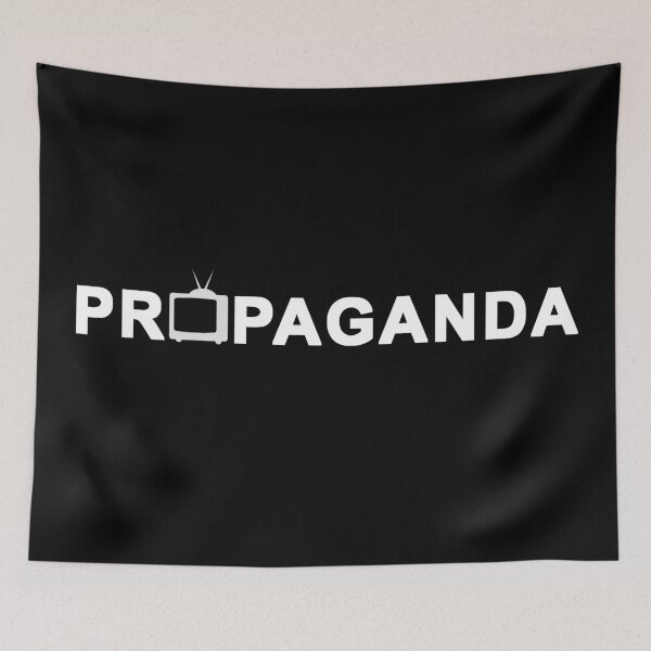 Item preview, Propaganda Fake news TV designed and sold by ArtOfRebellion.
