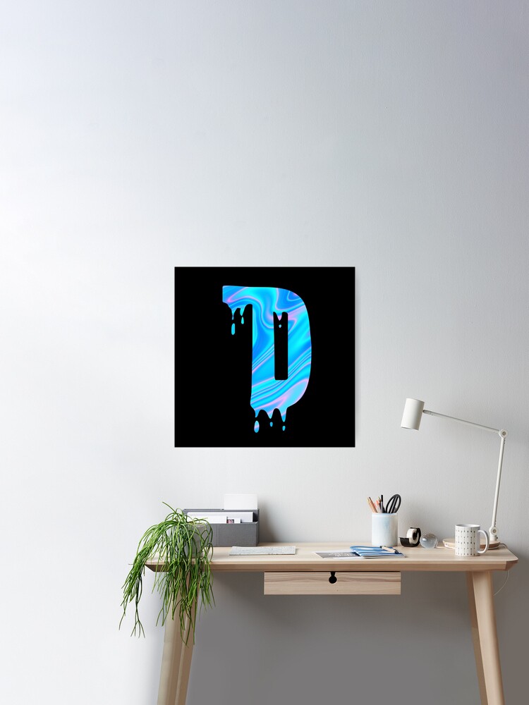 Drippy Holographic X alphabet Transparent Letter Sticker. Sticker for Sale  by artistryvibes