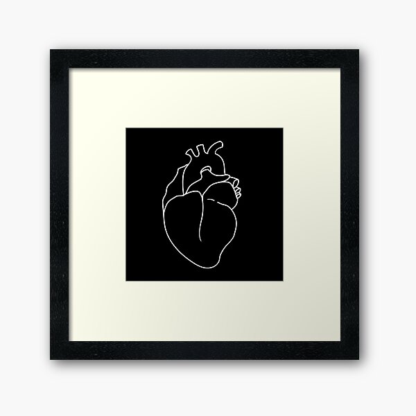 PNL Coeur Impression encadrée