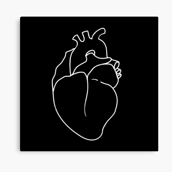 PNL Coeur Impression sur toile