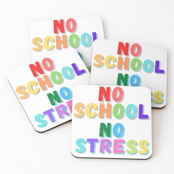 Item preview, Blue No School No Stress designed and sold by Style-November.