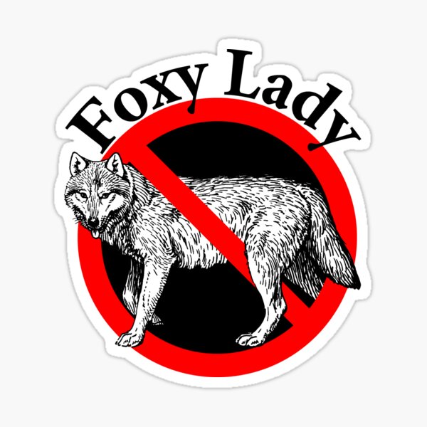Item preview, Retro Foxy Lady - Hot Lady!  designed and sold by notstuff.