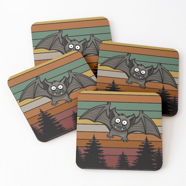 Item preview, Bat Vintage Sunset Retro Halloween Design designed and sold by up4tee.