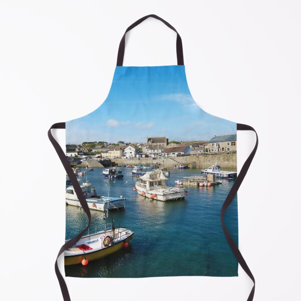 Item preview, Porthleven Inner Harbour Boats designed and sold by Terri Waters Photography & Design.