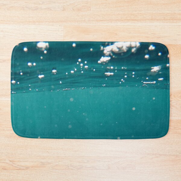 Item preview, Ocean waves bathmat  designed and sold by OneTimeEngineer.