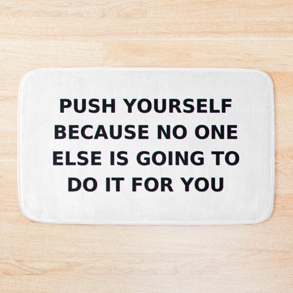Item preview, Push yourself (white) designed and sold by cute105.