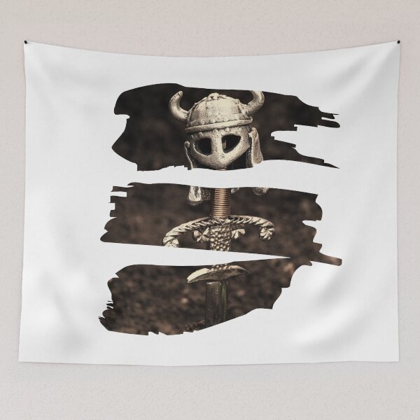 Item preview, Viking Bold - Viking Helmet and Sword Design designed and sold by Orkneyology.