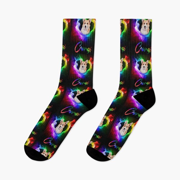 Item preview, Pembroke Welsh Corgi Rainbow designed and sold by KellyJanosko-bd.