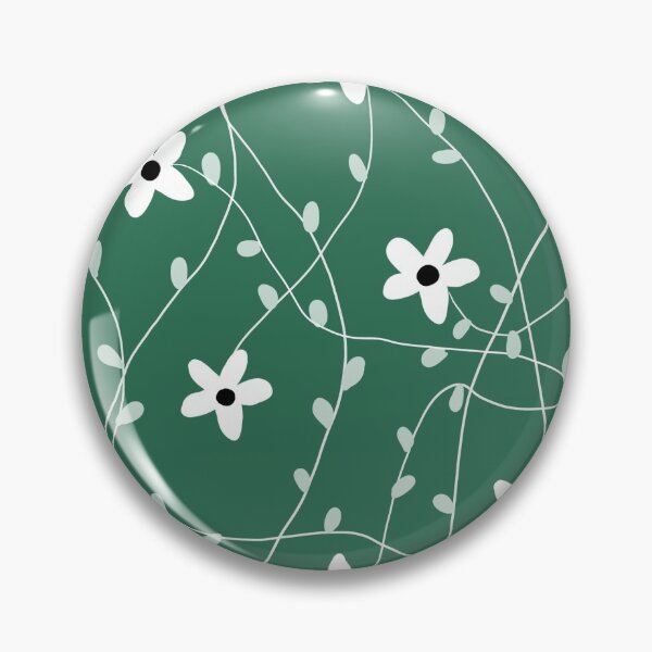 Item preview, Cute white flowers, fresh forest vibes doodle art for rugs, home decor and accessories designed and sold by shreya ranjan.