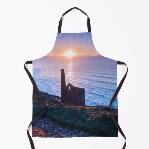 Item preview, Sunset At Towanroath Engine House Wheal Coates designed and sold by Terri Waters Photography & Design.
